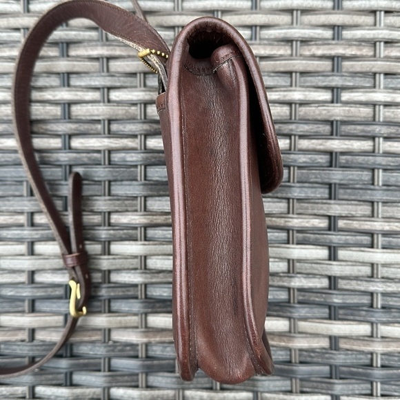 COACH Vintage Small Sidepack - Brown Leather/Brass - Picture 3 of 16